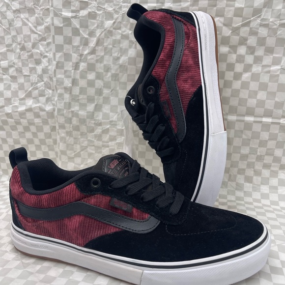 Vans Men’s Kyle WalkerCorduroy Tie-Dye/Black/White Sneakers VN0A5JIEX4C